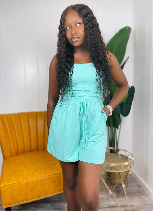 Adora | Romper (Mint)